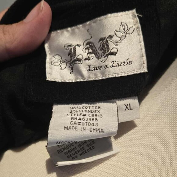 LAL Women’s Ruffle Collar Corduroy Jacket – Size XL, NWT - Picture 2 of 3